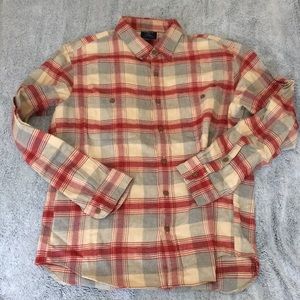 J Crew Factory Plaid Flannel - Large